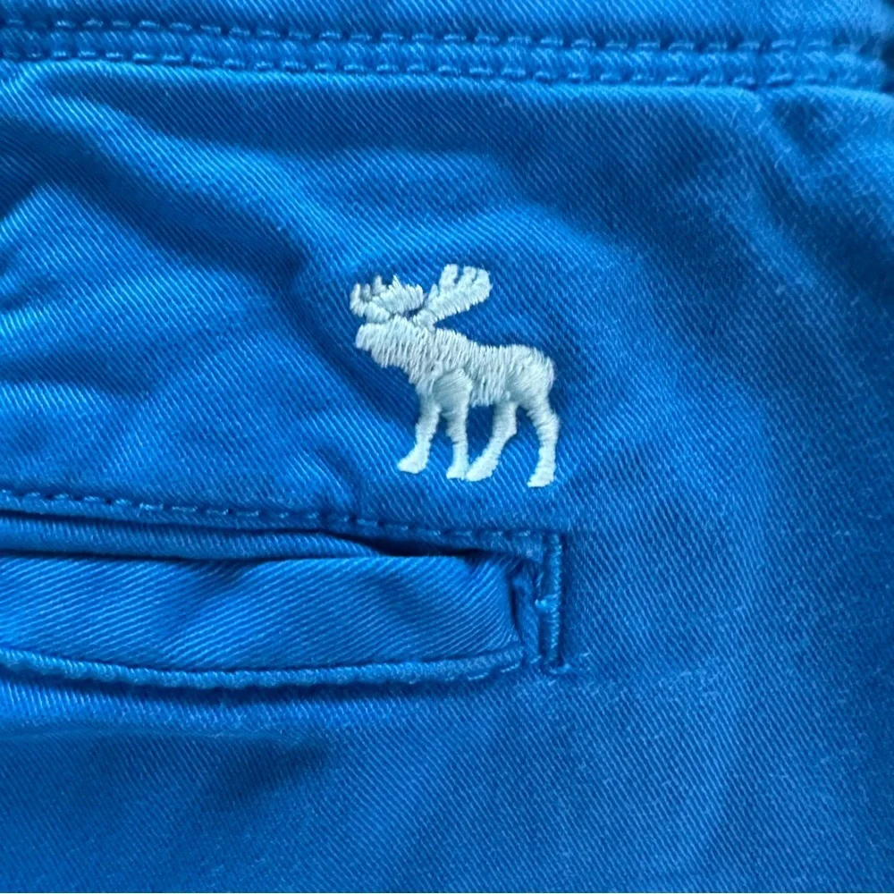 Abercrombie & Fitch Y2K Vintage Blue Micro Shorts Size 10 - Picture 7 of 7